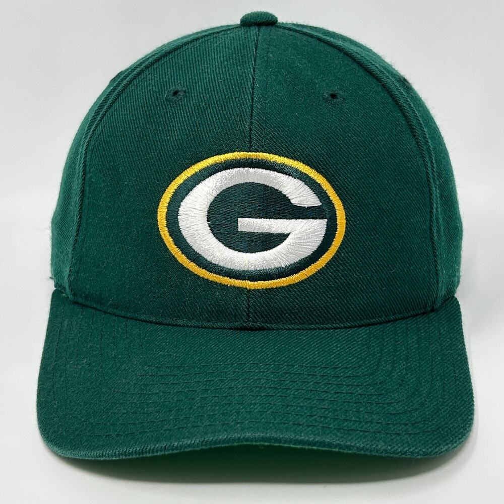 Vintage 90s Green Bay Packers Hat Baseball Cap American Needle Snapback Green